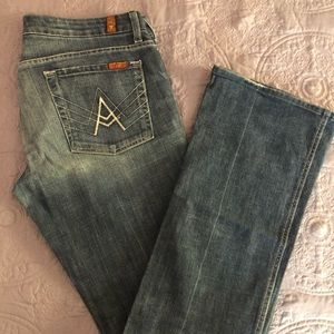 7 For All Mankind Bootcut “A” Pocket Jeans